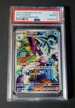 Pokemon Baxcalibur 210/193 Paldea Evolved PSA 10 Gem Mint Illustration Rare Card - Image 1