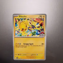 Pikachu Promo 2025 World Championships SVP EN 225 Pokemon Card Worlds nm - Image 1