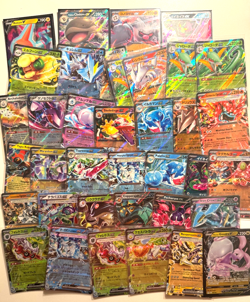 Pokemon Card EX and V Lot, Japanese and English, 37 Cards - Image 1