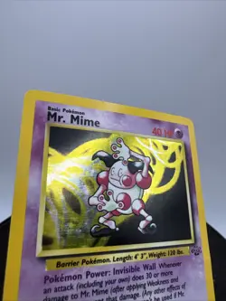 Mr. Mime 6/64 Holo Card Jungle Set 1999 Pokemon WOTC - Image 5