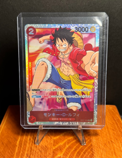 ONE PIECE Card Monkey D. Luffy OP01-024 SR ROMANCE DAWN JAPAN - Image 1