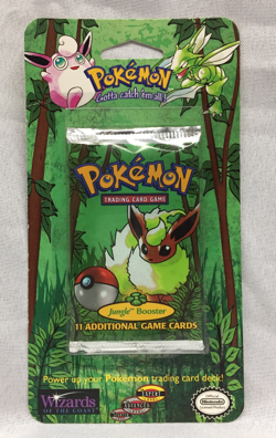 NEW sealed POKEMON TCG Jungle Booster BLISTER PACK Trading Card Game FLAREON 742818060622 - Image 1