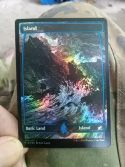 MTG Magic the Gathering Island (270/555) Innistrad Midnight Hunt LP FOIL - Image 1