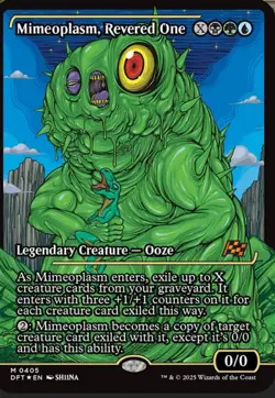 Mimeoplasm, Revered One (Showcase) Aetherdrift Foil Japanese - Image 2