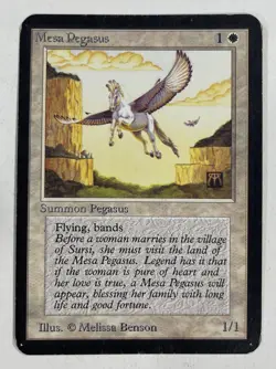 Mesa Pegasus Alpha MP Moderate Play MTG Magic The Gathering B - Image 1