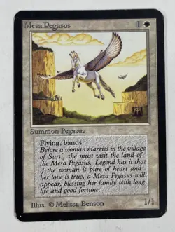 Mesa Pegasus Alpha MP Moderate Play MTG Magic The Gathering A - Image 1