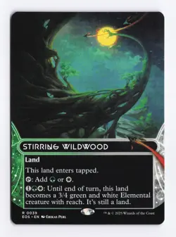 Stirring Wildwood (Borderless) 39 (R) MTG Edge of Eternities Stellar Sights EOS - Image 1
