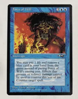 Force Of Will Alliances Near Mint NM MTG Magic The Gathering - Image 1