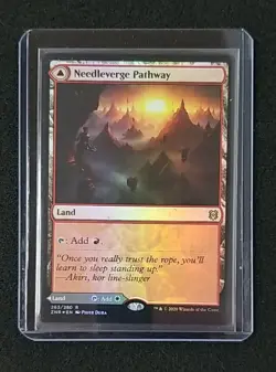 MTG Needleverge / Pillarverge Pathway - Foil - Zendikar Rising NM/Never Played - Image 3