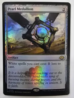 MTG FOIL Pearl Medallion - Modern Horizons 3 #294 - Image 1