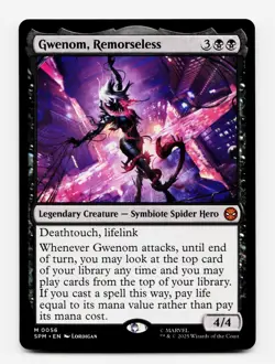 Gwenom, Remorseless [Marvel's Spider-Man] MTG Magic NM/M 💀 *In Hand/Ships Now* - Image 1