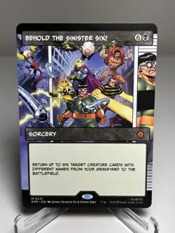 MTG Behold the Sinister Six! (Borderless) Marvel's Spider-Man Regular - Image 1