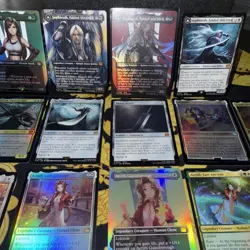 MTG Final Fantasy 7 Lot. Inc. Sephiroth Foil, Cloud, Tifa, Aerith, Buster Sword! - Image 1