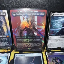 MTG Final Fantasy 7 Lot. Inc. Sephiroth Foil, Cloud, Tifa, Aerith, Buster Sword! - Image 2