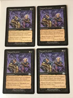 Warped Devotion X4 Planeshift Ex+/NM Condition See Pics Front / Back - Image 1
