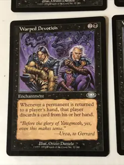 Warped Devotion X4 Planeshift Ex+/NM Condition See Pics Front / Back - Image 3