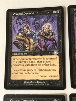 Warped Devotion X4 Planeshift Ex+/NM Condition See Pics Front / Back - Image 5