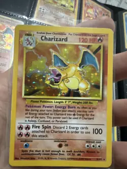 Pokemon TCG Charizard Base Set Holo Rare - Image 1