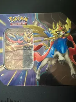 Pokemon TCG Slashing Legends Tin [Zacian ex] - NEW SEALED CONDITION - Image 1