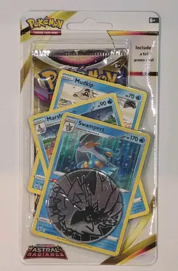 Pokemon Sword & Shield Astral Radiance Premium Checklane Blister Pack - Swampert - Image 1