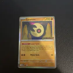 Lunatone Mega Evolution Prerelease Promo 004 Pokemon TCG - Image 1