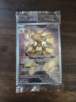 Pokemon Center Stamped Alakazam 009 Pokemon Mega Evolutions - ETB Promo Sealed - Image 2