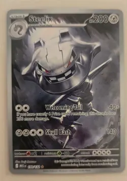Steelix 150/132 Illustration Rare Pokemon Mega Evolution NM - Image 1