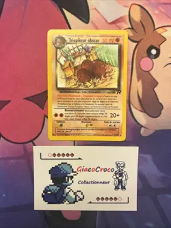 Carte Pokemon Wizard Team Rocket Triopikeur Obscur Rare 23/82 Francais Vf Fr - Image 1