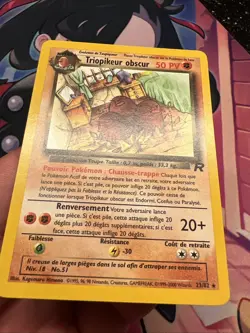 Carte Pokemon Wizard Team Rocket Triopikeur Obscur Rare 23/82 Francais Vf Fr - Image 4