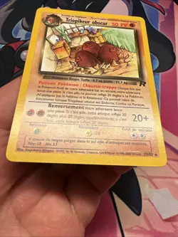 Carte Pokemon Wizard Team Rocket Triopikeur Obscur Rare 23/82 Francais Vf Fr - Image 5