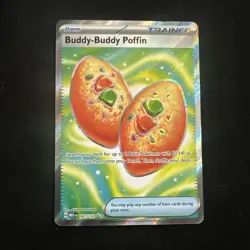 Buddy-Buddy Puffin 167/132 Mega Evolution Full Art Trainer Pokemon TCG Near Mint - Image 1