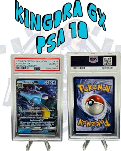 2018 Pokemon Sun & Moon Dragon Majesty Kingdra Holo #18/70 Pokemon Free Shipping - Image 1