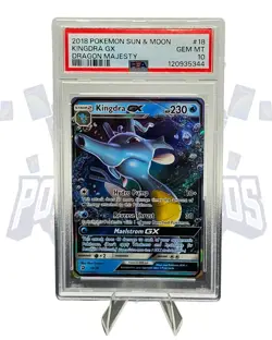 2018 Pokemon Sun & Moon Dragon Majesty Kingdra Holo #18/70 Pokemon Free Shipping - Image 2