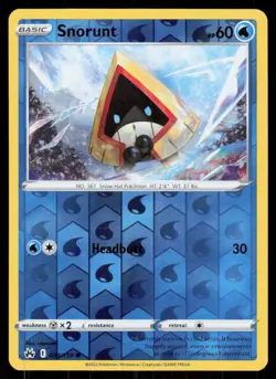 Snorunt 034/159 Reverse Holo Pokemon Crown Zenith LP - Image 1