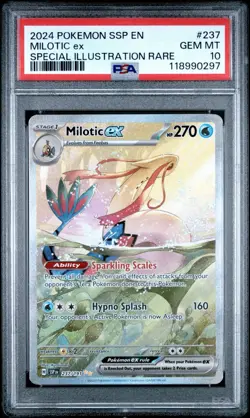 2024 Pokemon SSP Milotic EX 237/191 Special Illustration Rare PSA 10 GEM MT - Image 1