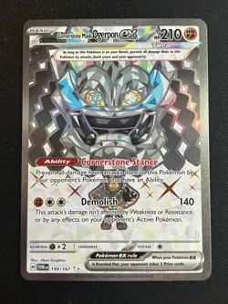 Pokemon TCG Cornerstone Mask Ogerpon ex Full Art 199/167 -NM-Twilight Masquerade - Image 1
