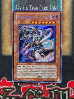Yugioh Evil Dragon Ananta PP02-EN017 Secret Rare LP - Image 1