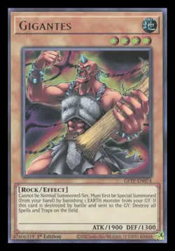 Yugioh Gigantes Ghosts From the Past #GFTP-EN074 Holo 2020 1st Ed - Image 1