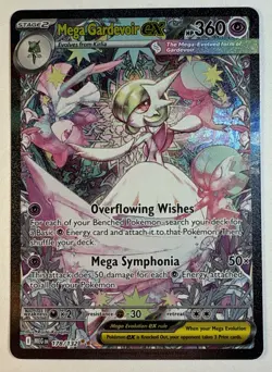 Mega Gardevoir EX 178/132 Mega Evolution Special Illustration Rare Pokemon Card - Image 1