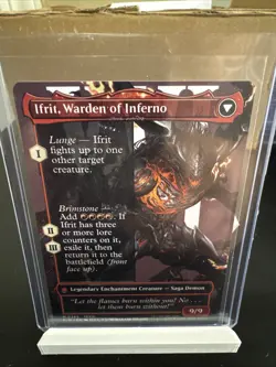 Magic: The Gathering Final Fantasy Clive Ifrit's Dominant Borderless Card 0385 - Image 2