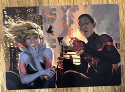 MTG Marvel Spider-Man Art Card, Heroes Hangout 14/54 - Image 1