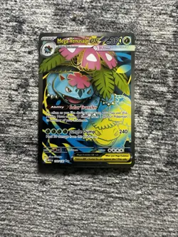 Pokemon Mega Venusaur EX Holo Rare Card 155/132 NM Mega Evolution - Image 1
