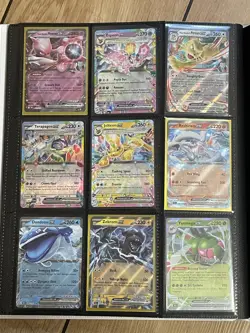 Prismatic Evolutions Binder - 140+ Ex’s/V’s/V Max’s Etc. Over 200 Cards - Image 4