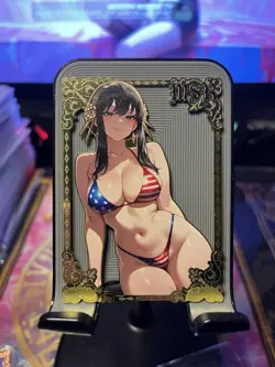 Goddess Story Metal Card Serialized Anime Waifu Random # Yor - Image 1