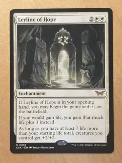 Magic the Gathering MTG Leyline of Hope Duskmourn House of Horror NM - Image 1
