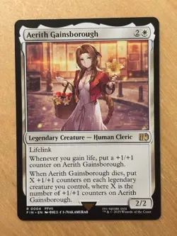 Magic the Gathering MTG Aerith Gainsborough FINAL FANTASY NM - Image 1