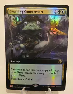 Croaking Counterpart (Extended Art) MTG Innistrad: Midnight Hunt Foil - Image 1