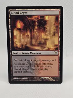 Blood Crypt Dissension MTG Magic the Gathering Light Play - Image 1