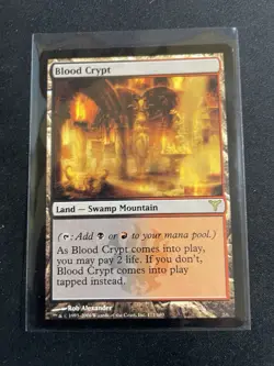 MtG X1 Blood Crypt Dissension Magic The Gathering (Land) - Image 1