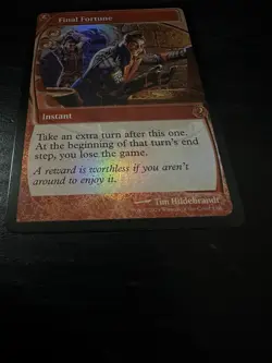 Final Fortune - Magic MTG Future Sight frame FOIL NM - Mystery Booster 2 - Image 2